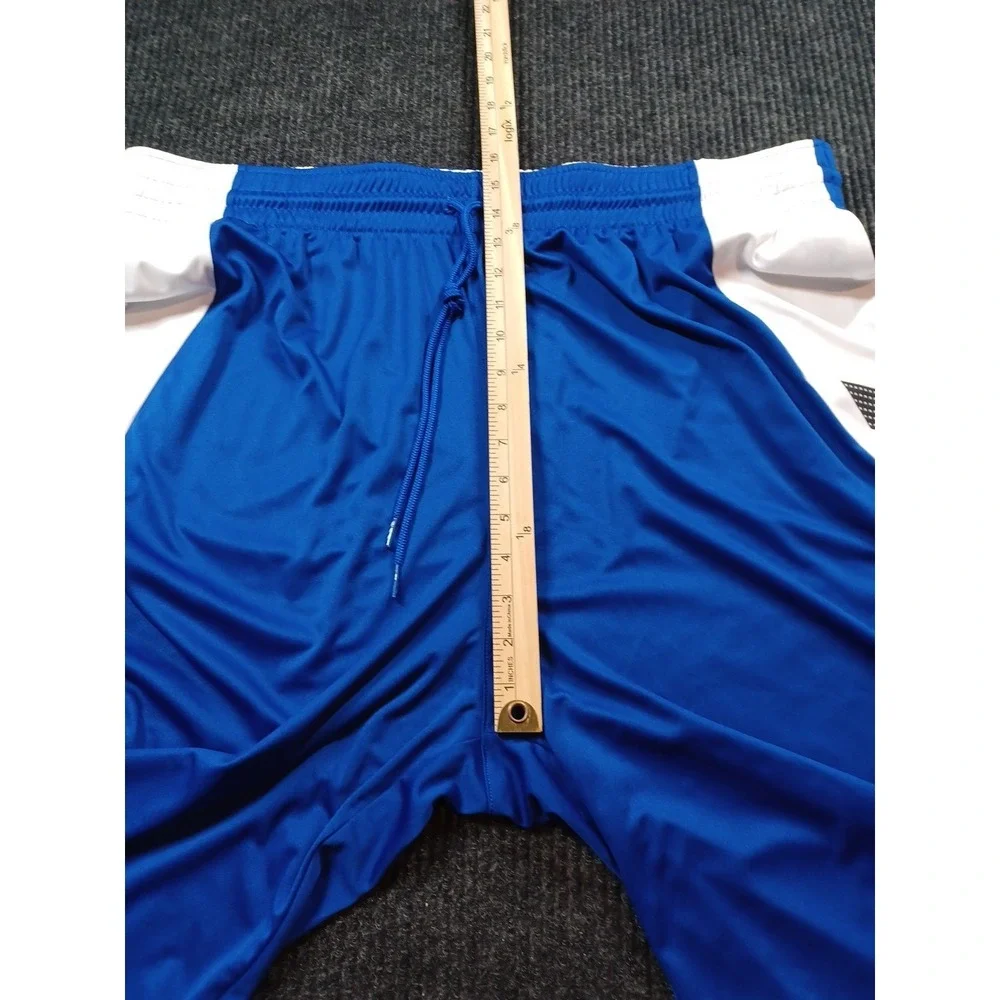Adidas Men's Prime green Loose Fit Shorts 3XLT Drawstring Blue Run Workout‎